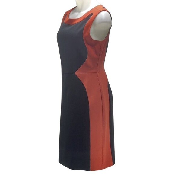 Colorblock Sleeveless Knee-Length Sheath Dress -by THE LIMITED - Picture 3 of 11